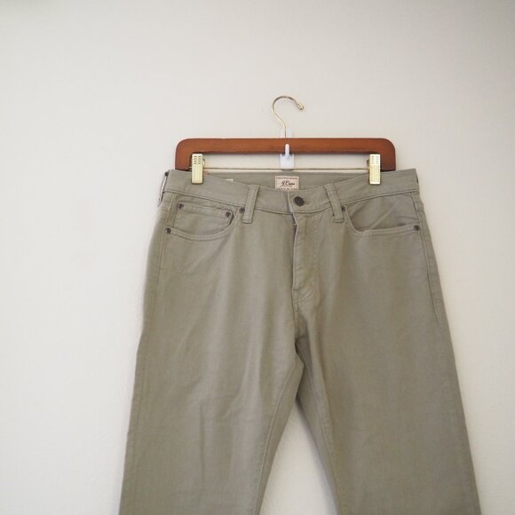 NWT J. Crew 484 Slim-Fit Garment Dyed Green Pant sz W31 L30 - Picture 5 of 8